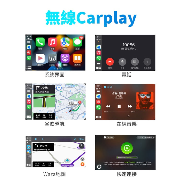 Audi 奧迪專用 最新支援無線android auto＆carplay 流暢度提升50% 內建YouTube NF奧迪用 - 台灣批發網