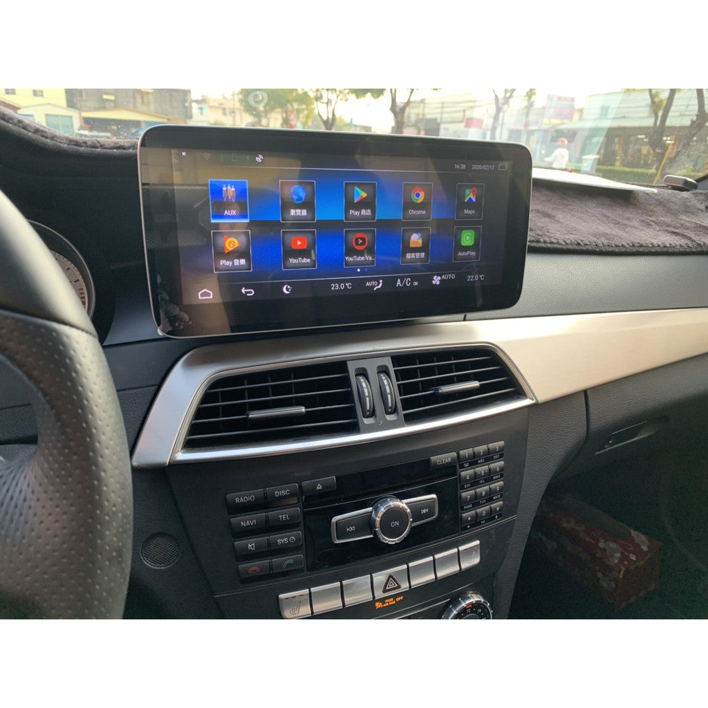 BENZ賓士Benz W204 C300 C200 C280 C180 Android 安卓版 10.2吋螢幕主機 導航/USB - 台灣批發網