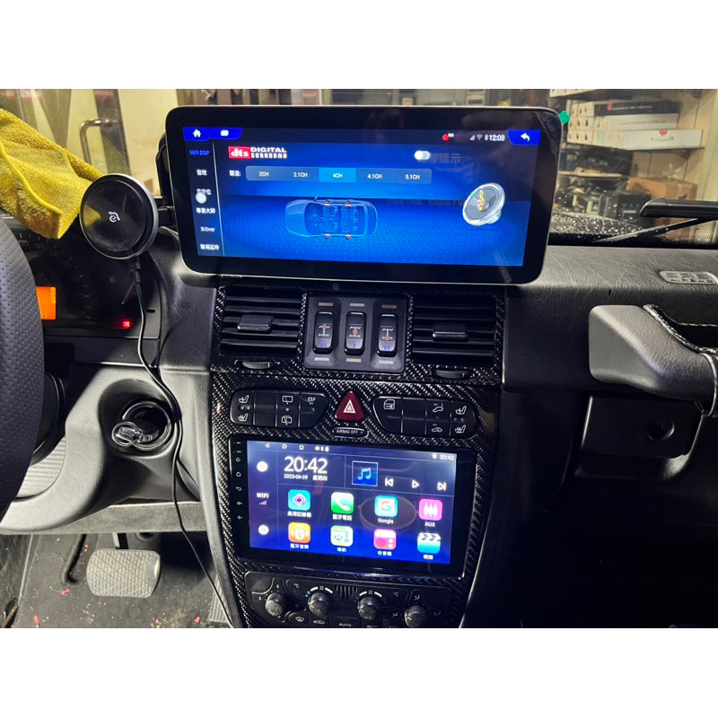 BENZ賓士 Benz W463 G-class Android 8+128G 12.3吋安卓版 IPS觸控螢幕主機/導航/藍芽 - 台灣批發網