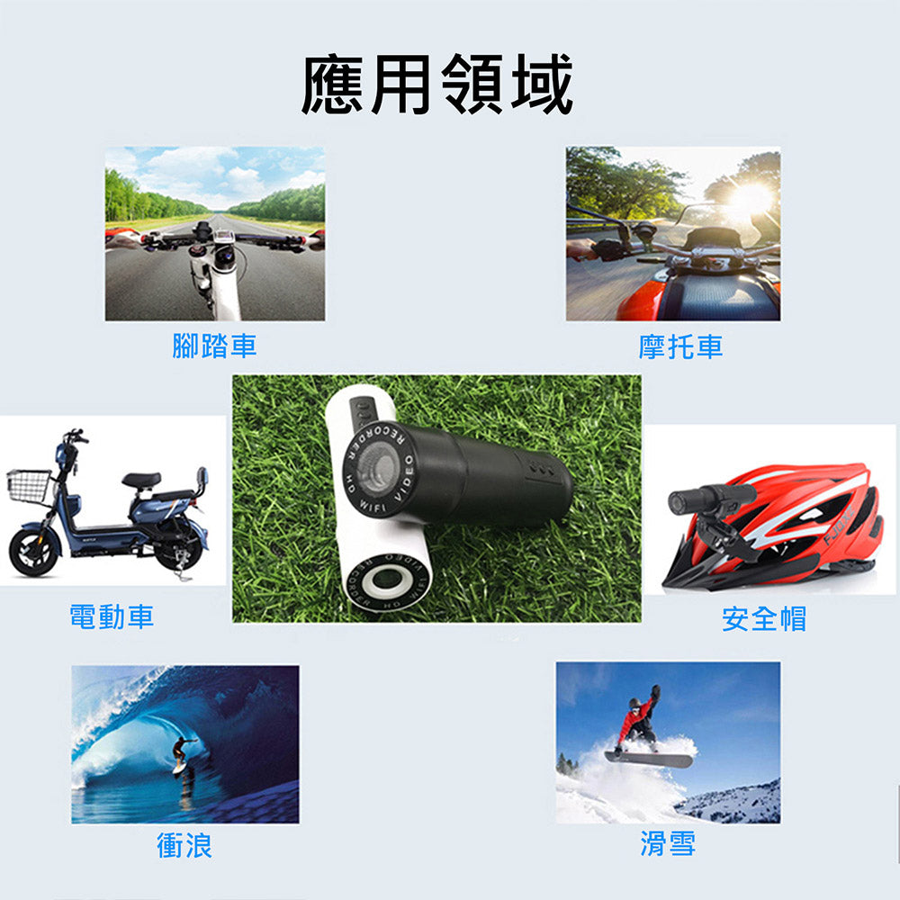 機車、自行車、WIFI傳輸行車記錄器 USB供電 FULL HD摩托車用品 - 台灣批發網